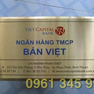 Biển hiệu inox ăn mòn