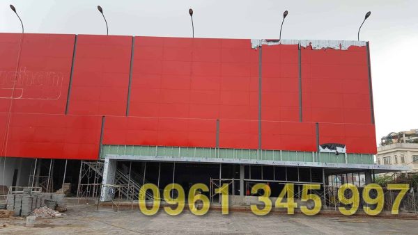 Thi công mặt dựng alu giá rẻ tại TPHCM –  QUẢNG CÁO ANH TUẤN