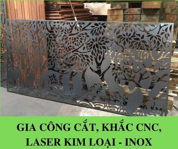 Gia công Cắt, Khắc CNC, Laser Kim Loại – INOX
