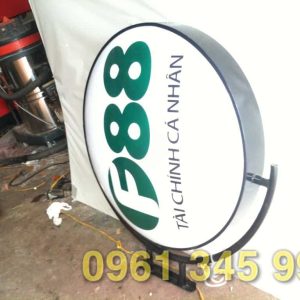 Mẫu hộp đèn mica hút nổi đẹp cho bảng hiệu quảng cáo