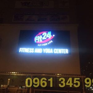 Thi công biển hiệu trung tâm Fitness&yoga Phú Mỹ Hưng