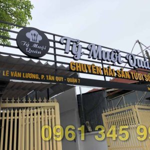 Làm biển quảng cáo công ty ở Quận 7-TP.HCM bền đẹp