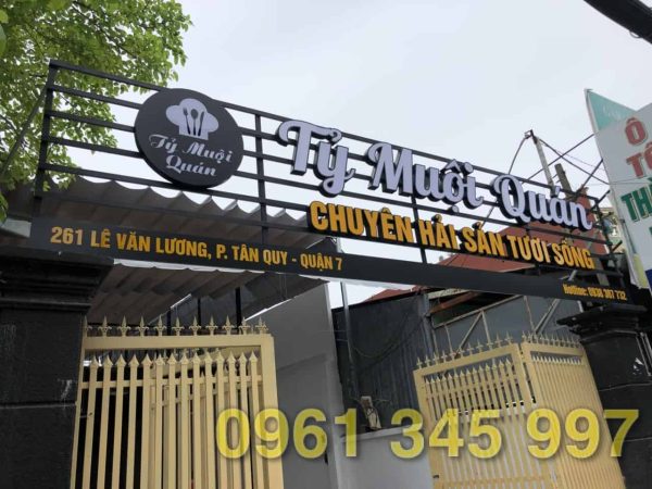 Làm biển quảng cáo công ty ở Quận 7-TP.HCM bền đẹp