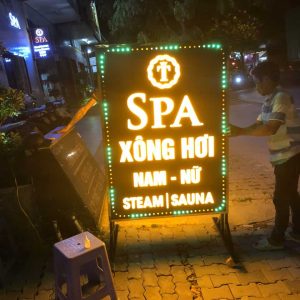 Thi công biển hiệu quảng cáo Spa Phú Mỹ Hưng