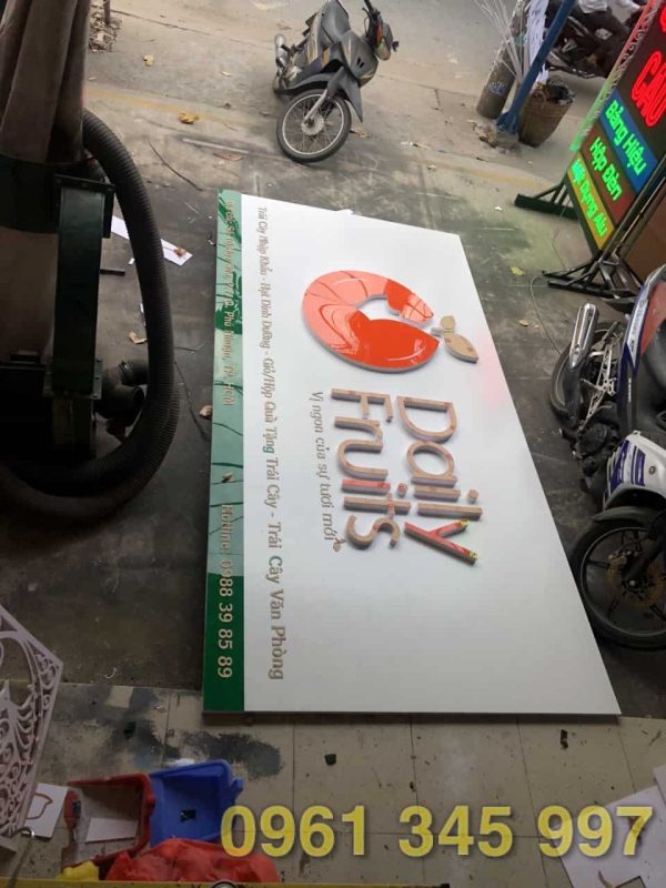 Bảng hiệu chữ nổi Mica Alu đẹp, uy tín, chất lượng