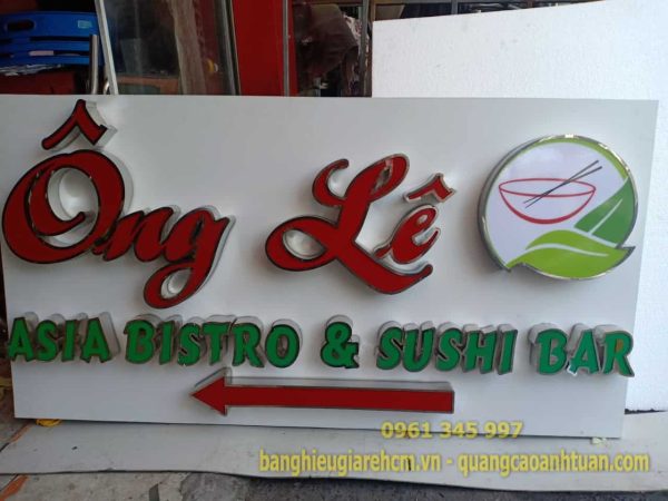 Bảng hiệu chữ nổi Mica giá rẻ - uy tín