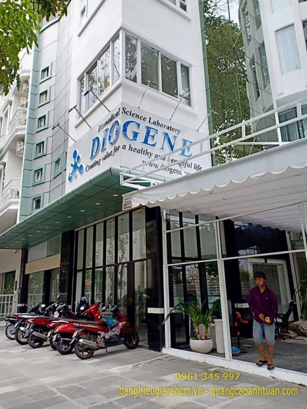 Bảng hiệu alu chữ nổi cho công ty