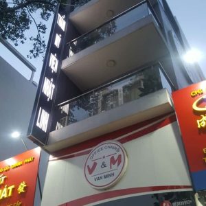 Bảng hiệu mica - Chữ nổi mica cho công ty