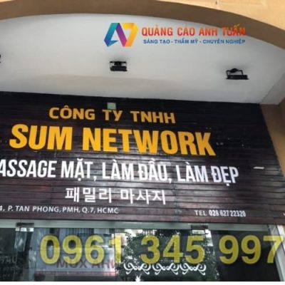 LÀM BẢNG HIỆU CÔNG TY Ở TẠI QUẬN 7 TPHCM