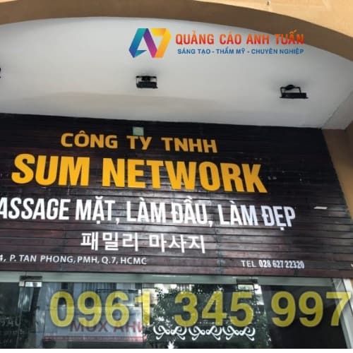 CHUYÊN LÀM BIỂN HIỆU CÔNG TY ĐẸP KHÔNG TÌ VẾT