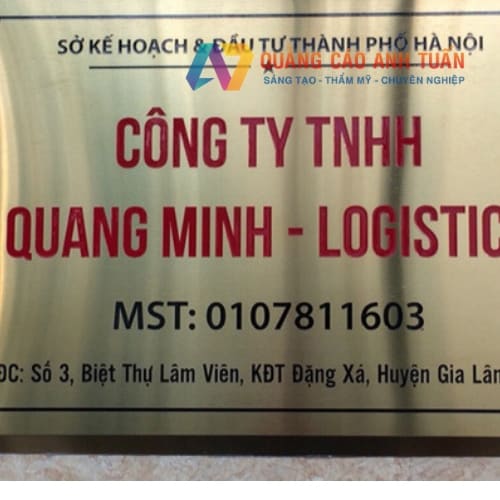Cách Làm Bảng Hiệu Công Ty Hợp Phong Thủy Giúp Tiền Vào Như Nước