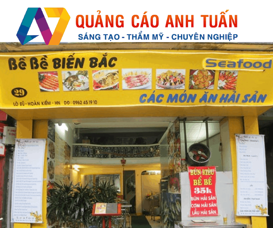 Hướng Dẫn Làm Bảng Hiệu Giá Rẻ Cho Quán Ăn