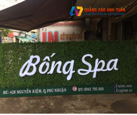 Những lưu ý khi thiết kế mẫu bảng hiệu quảng cáo ấn tượng cho spa