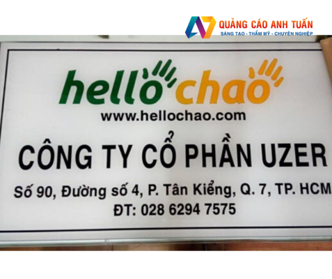 Làm Bảng Tên Công Ty Quận 7 Ở Đâu Chất Lượng?