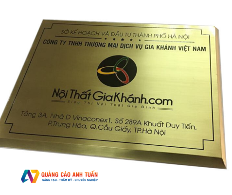 Làm biển công ty - Bảng hiệu quảng cáo tại quảng cáo Anh Tuấn