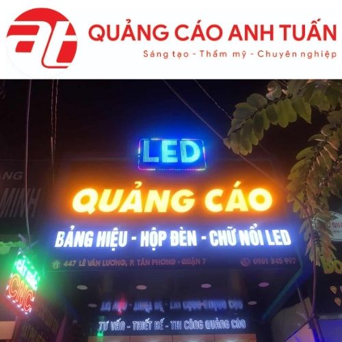 Công Ty Làm Bảng Hiệu Quận 7 | QUẢNG CÁO ANH TUẤN