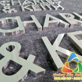 Chữ Nổi Inox - Ưu Điểm Nổi Trội Về Vật Liệu