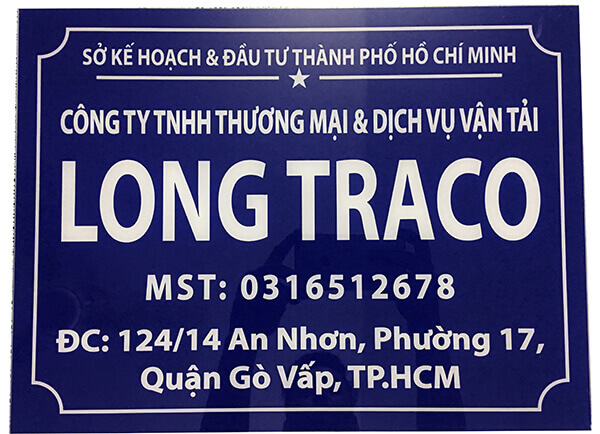 Bảng hiệu công ty mica giá rẻ, bền đẹp