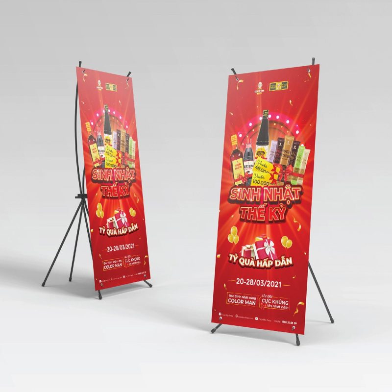 THÔNG TIN THIẾT KẾ CƠ BẢN VỀ STANDEE QUẢNG CÁO