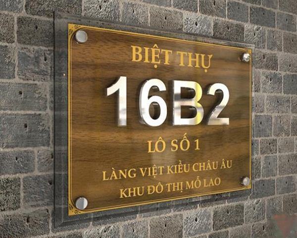 8 mẹo thiết kế và gắn bảng số nhà đẹp nhất