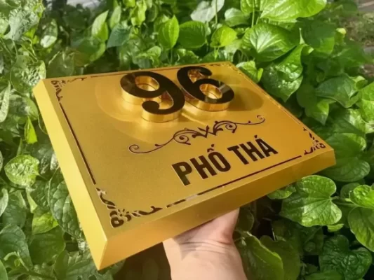 Top 1000 mẫu bảng số nhà inox đẹp 2023