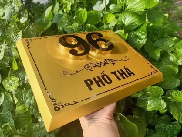Top 1000 mẫu bảng số nhà inox đẹp 2023