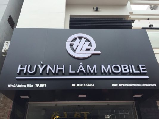 Chuyên thi công bảng hiệu alu giá rẻ quận 7 Tp.HCM