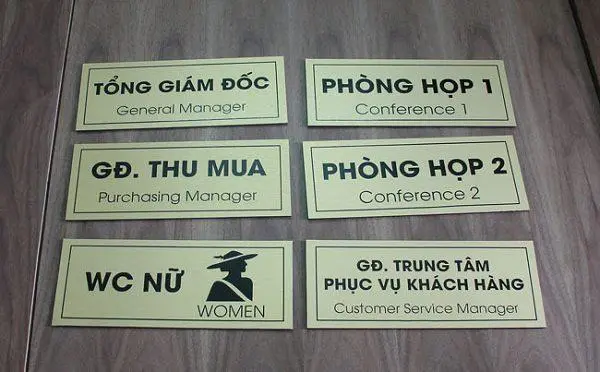 Bảng hiệu văn phòng