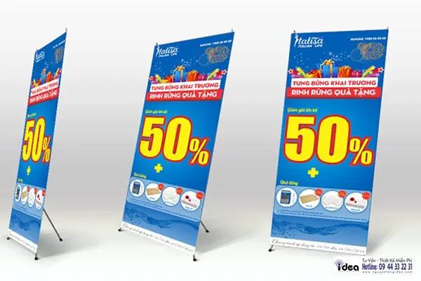 1000 Mẫu standee quảng cáo với đa lĩnh vực