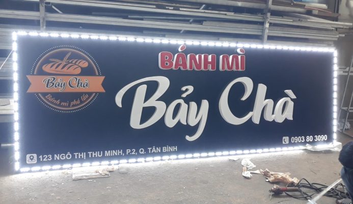Vật liệu làm bảng hiệu quảng cáo thông dụng